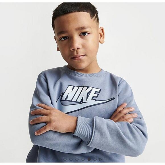 LITTLE KIDS' NIKE FUTURA CREWNECK SWEATSHIRT AND JOGGER PANTS SET SIZE 7 - Picture 5 of 6